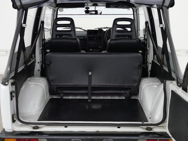 ジムニー CC 後付けパワーステアリング(純正流用) 純正オプションフォグライト 防錆施工済み(ノックスドール) BesTop幌 モモステアリング シートカバー 1型グリル JA11V用アルミホイール Tベルト交換済(29枚目)