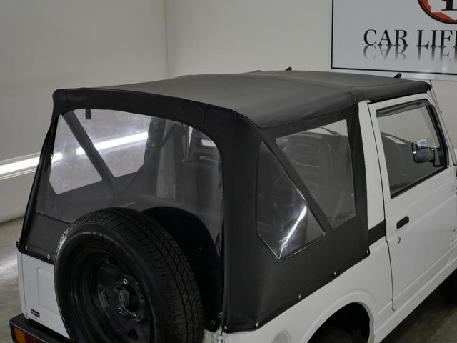 ジムニー CC 後付けパワーステアリング(純正流用) 純正オプションフォグライト 防錆施工済み(ノックスドール) BesTop幌 モモステアリング シートカバー 1型グリル JA11V用アルミホイール Tベルト交換済(51枚目)