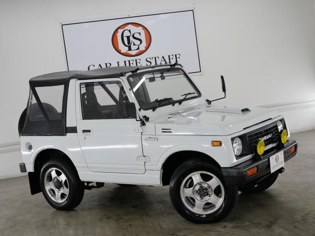 ジムニー CC 後付けパワーステアリング(純正流用) 純正オプションフォグライト 防錆施工済み(ノックスドール) BesTop幌 モモステアリング シートカバー 1型グリル JA11V用アルミホイール Tベルト交換済(74枚目)