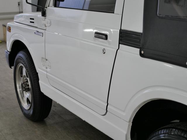 ジムニー CC 後付けパワーステアリング(純正流用) 純正オプションフォグライト 防錆施工済み(ノックスドール) BesTop幌 モモステアリング シートカバー 1型グリル JA11V用アルミホイール Tベルト交換済(78枚目)