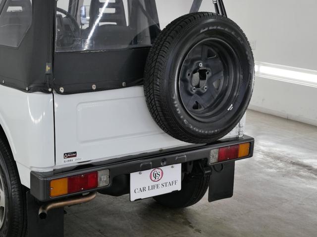 ジムニー CC 後付けパワーステアリング(純正流用) 純正オプションフォグライト 防錆施工済み(ノックスドール) BesTop幌 モモステアリング シートカバー 1型グリル JA11V用アルミホイール Tベルト交換済(79枚目)