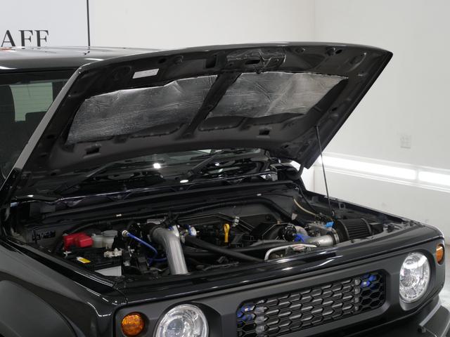 ジムニーシエラ ＪＣ　グレッディターボキット　グレッディインタークーラー　グレッディブローオフ　グレッディサブコン　グレッディ触媒　グレッディブーストメータ　グレッディエアクリーナー　フジツボマフラー　ローダウン　１年保証（79枚目）