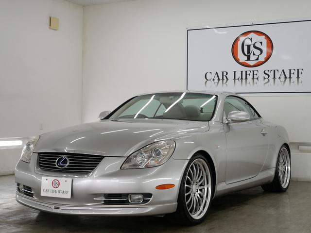 SC SC430 LXモードフロントスポイラー WORK20インチアルミホイール 社外バネローダウン 純正リアスポイラー マークレビンソン バックモニター フルセグTV 電動オープン 1年保証付き 禁煙車 保証書(13枚目)