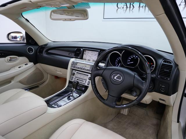 SC SC430 LXモードフロントスポイラー WORK20インチアルミホイール 社外バネローダウン 純正リアスポイラー マークレビンソン バックモニター フルセグTV 電動オープン 1年保証付き 禁煙車 保証書(22枚目)