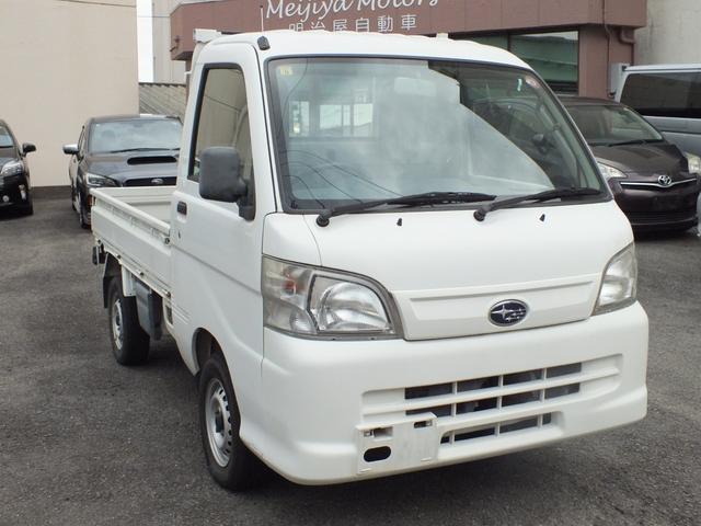 サンバートラック ＴＢ　４ＷＤ　５速マニュアル　ターボ　法人使用車（3枚目）