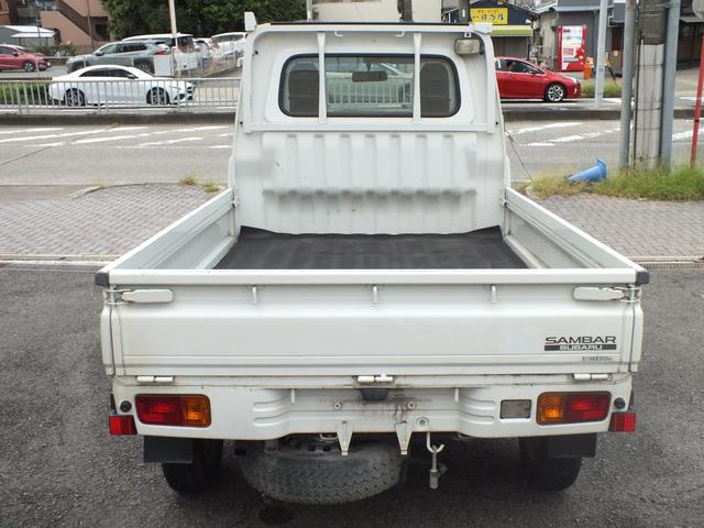 サンバートラック ＴＢ　４ＷＤ　５速マニュアル　ターボ　法人使用車（9枚目）