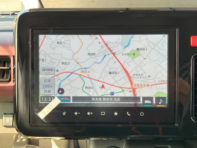 スペーシアカスタム ハイブリッドＸＳ　両側電動スライドドア　ステアリングヒーター　ナビ　ＴＶ　スマートキー　ＣＤ　ＤＶＤ　ベンチシート　アイドリングストップ　全方位カメラ　シートヒーター（22枚目）