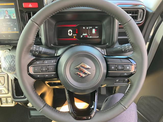 スペーシアカスタム ハイブリッドＸＳ　両側電動スライドドア　ステアリングヒーター　ナビ　ＴＶ　スマートキー　ＣＤ　ＤＶＤ　ベンチシート　アイドリングストップ　全方位カメラ　シートヒーター（25枚目）