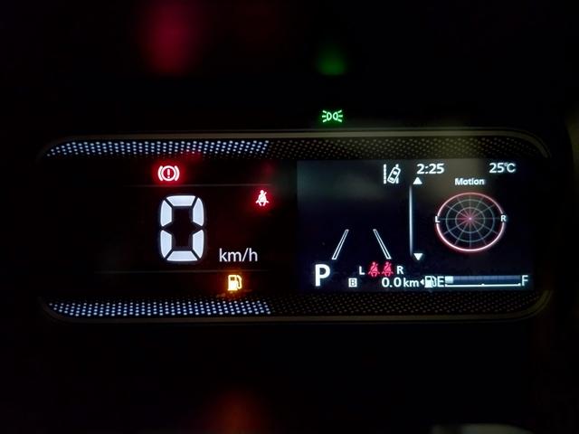 スペーシア ハイブリッドG 届出済未使用車 LEDヘッドランプオートライト DSBSII(予防安全機能) 誤発進抑制機能 低床荷室フルフラット キーレス 電動格納ドアミラー 両側スライドドア マルチインフォメーションディスプレイ(11枚目)