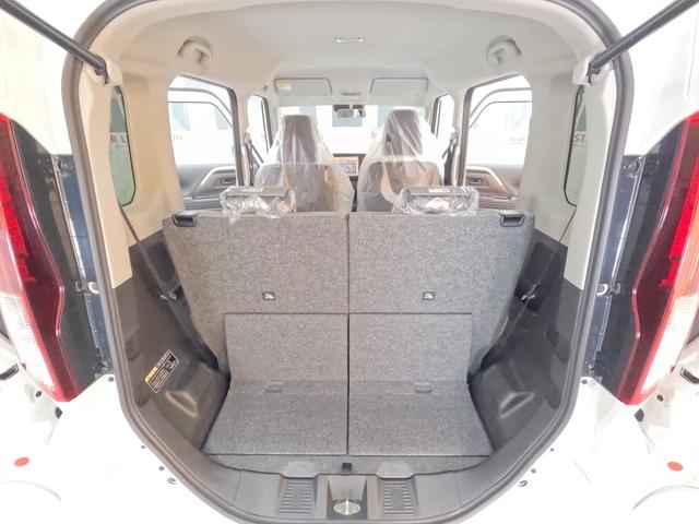 スペーシア ハイブリッドG 届出済未使用車 LEDヘッドランプオートライト DSBSII(予防安全機能) 誤発進抑制機能 低床荷室フルフラット キーレス 電動格納ドアミラー 両側スライドドア マルチインフォメーションディスプレイ(44枚目)