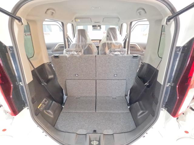 スペーシア ハイブリッドG 届出済未使用車 LEDヘッドランプオートライト DSBSII(予防安全機能) 誤発進抑制機能 低床荷室フルフラット キーレス 電動格納ドアミラー 両側スライドドア マルチインフォメーションディスプレイ(48枚目)