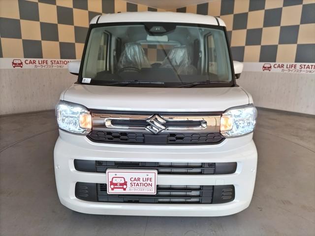 スペーシア ハイブリッドG 届出済未使用車 LEDヘッドランプオートライト DSBSII(予防安全機能) 誤発進抑制機能 低床荷室フルフラット キーレス 電動格納ドアミラー 両側スライドドア マルチインフォメーションディスプレイ(62枚目)