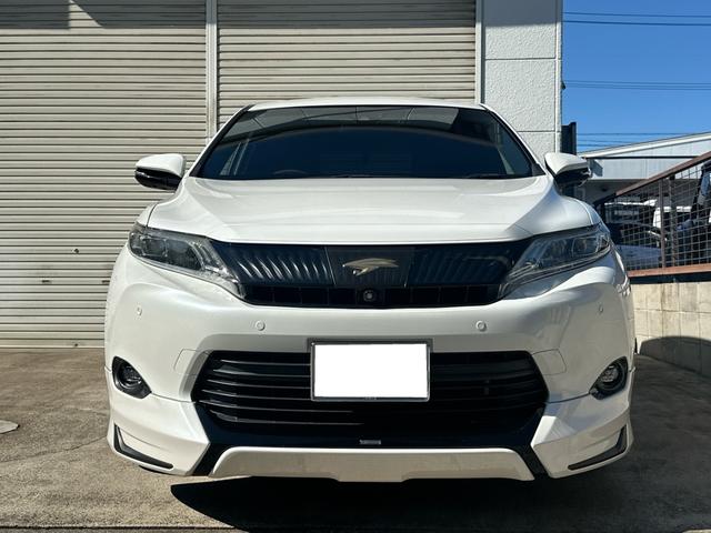 ハリアー プレミアム　アドバンスドパッケージ　モデリスタフルエアロ　ＨＫＳ車高調　タナベマフラー　純正ＳＤナビ　ＪＢＬ　全方位カメラ　バックカメラ　フルセグＴＶ　スマートキー　ＬＥＤヘッド　ハーフレザ　　ＥＴＣ　電動リアゲート（8枚目）