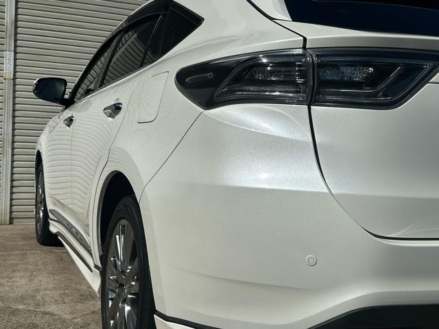 ハリアー プレミアム　アドバンスドパッケージ　モデリスタフルエアロ　ＨＫＳ車高調　タナベマフラー　純正ＳＤナビ　ＪＢＬ　全方位カメラ　バックカメラ　フルセグＴＶ　スマートキー　ＬＥＤヘッド　ハーフレザ　　ＥＴＣ　電動リアゲート（16枚目）