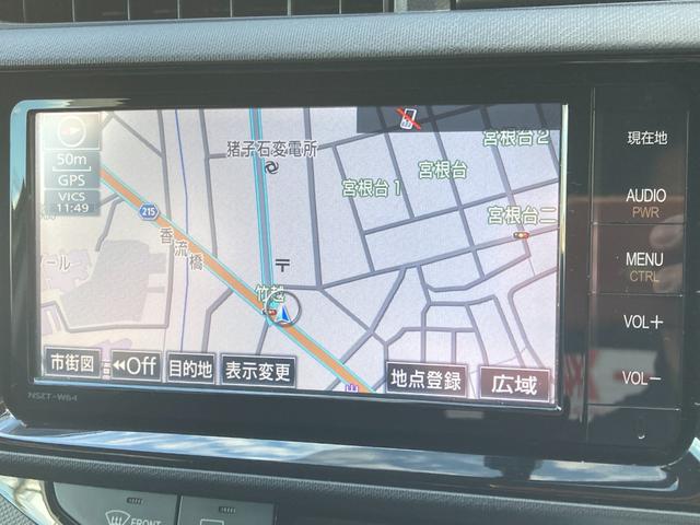 アクア S ETC バックカメラ ナビ TV オートライト スマートキー 電動格納ミラー CVT 衝突安全ボディ 記録簿 ABS ESC CD Bluetooth エアコン パワーステアリング パワーウィンドウ(4枚目)