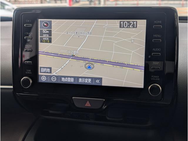 ヤリスクロス ハイブリッドＺ　純正ナビ／全方位モニター／追従レーダークルーズ／ブラインドスポットモニター／運転席パワーシート／前席シートヒーター／ハンドルヒーター／ハーフレザーシート／ＬＥＤヘッドライト／ＥＴＣ／１オーナー／禁煙車（5枚目）