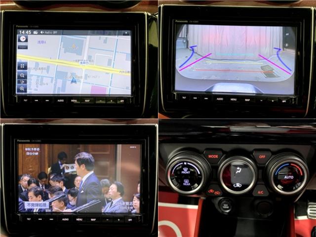 スイフトスポーツ ベースグレード ・社外ナビ・TV・バックモニター・クルーズコントロール・運転席シートヒーター・プッシュスタート・スマートキー2個あり・純正17インチアルミホイール・6速MT車・オートエアコン(4枚目)