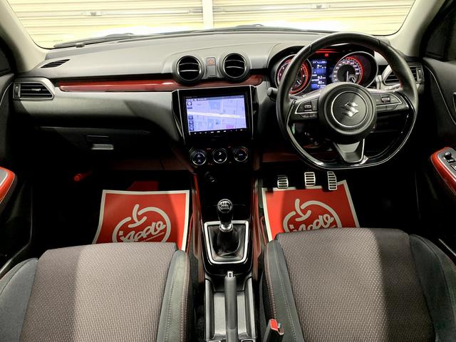 スイフトスポーツ ベースグレード ・社外ナビ・TV・バックモニター・クルーズコントロール・運転席シートヒーター・プッシュスタート・スマートキー2個あり・純正17インチアルミホイール・6速MT車・オートエアコン(8枚目)