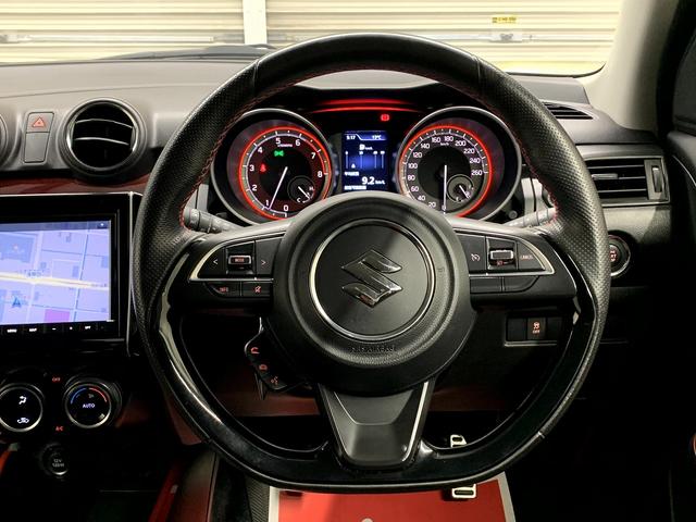スイフトスポーツ ベースグレード ・社外ナビ・TV・バックモニター・クルーズコントロール・運転席シートヒーター・プッシュスタート・スマートキー2個あり・純正17インチアルミホイール・6速MT車・オートエアコン(9枚目)