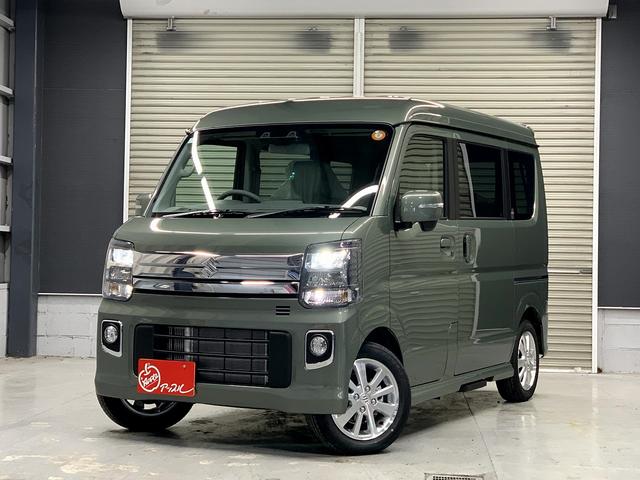 エブリイワゴン ＰＺターボスペシャル　ディスプレイオーディオ・バックアイカメラ・ハイルーフ・届出済未使用車・デュアルカメラブレーキ・電動オートステップ・両側パワースライドドア・運転席シートヒーター・スマートキー２個・純正１４インチＡＷ（2枚目）