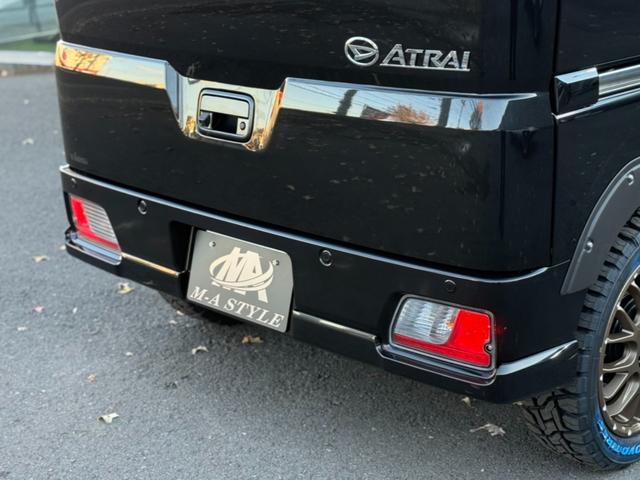アトレー RS 4WD☆オフ車☆カスタム車両☆届出済未使用車☆LEDグリル☆高輝度LEDワークライト☆バンパーガード☆社外15インチAW☆純正9インチ・ディスプレイオーディオ・TV・ETC☆両側パワースライド☆(22枚目)