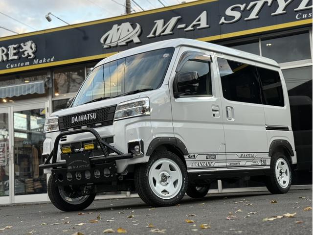 アトレー RS 4WD☆届出済未使用車☆カスタムコンプリート☆オフ系アゲバン☆LEDグリル☆オーバーフェンダー☆バンパーガード☆14インチW☆LEDテール☆カロッツェリア7型ナビ・TV・ETC・ドラレコ☆両側パワスラ(2枚目)