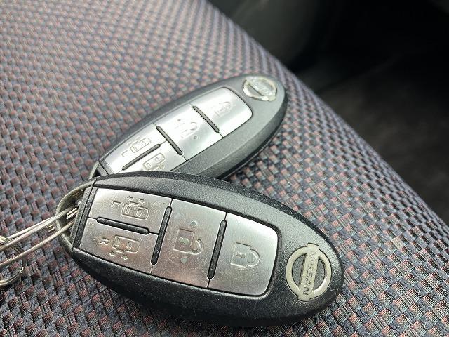 キーレス！鍵の開閉、エンジンスタートが楽々。