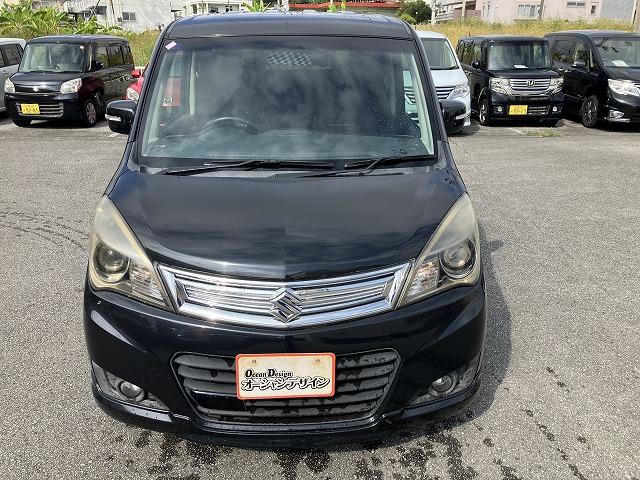 ソリオ ブラック&ホワイトII 自社 ローン スマートキー プッシュスタート 両側パワースライドドア ETC フォグライト 純正アルミホイール エアコン シートバックテーブル(8枚目)