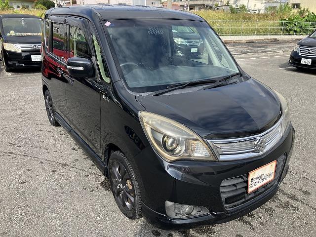 ソリオ ブラック&ホワイトII 自社 ローン スマートキー プッシュスタート 両側パワースライドドア ETC フォグライト 純正アルミホイール エアコン シートバックテーブル(9枚目)