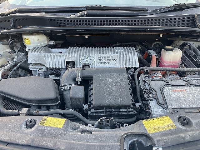 プリウス S ナビ Bluetooth バックカメラ オートエアコン スマートキー プッシュスタート フォグライト 純正ホイール 運転席エアバッグ 助手席エアバッグ 盗難防止システム 衝突安全ボディ(58枚目)