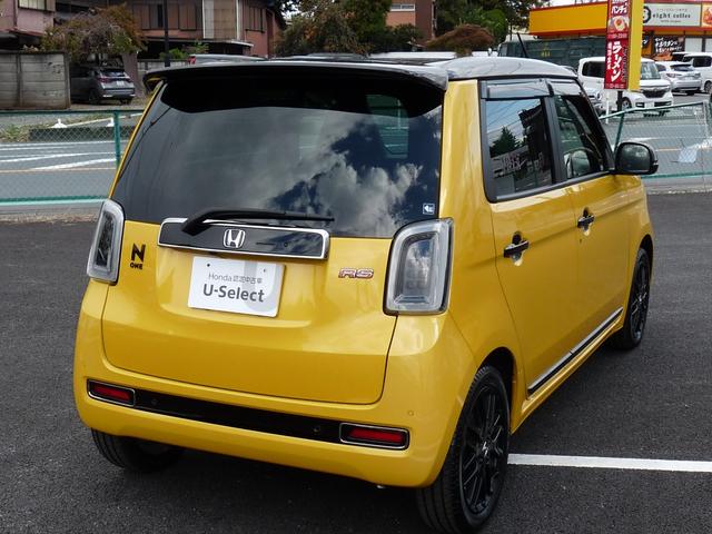 N-ONE RS ・6速マニュアル ・令和4年2月登録 ・3万4千キロ ・車検令和9年2月 ・禁煙車 ・ナビ ・リアカメラ ・ETC ・ホンダセンシング ・純正15インチアルミ ・Bluetooth AUDIO(3枚目)