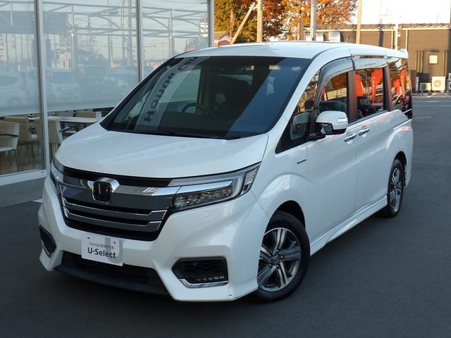 ステップワゴンスパーダ スパーダハイブリッド　Ｇ　ホンダセンシング　・プラチナホワイトパール　・ワンオーナー　・禁煙　・平成３０年１月登録　・８万７千キロ　・車検…令和９年１月　・純正９インチナビ　・リアカメラ・ＥＴＣ　・Ｂｌｕｅｔｏｏｔｈ　ＡＵＤＩＯ　・１年保証（20枚目）