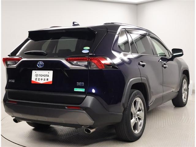 RAV4 ハイブリッドG 衝突被害軽減装置 バックモニター 整備記録簿 LEDヘッドライト スマキー 電動シ-ト AWD パワステ 横滑り防止装置 クルコン AAC ナビ カーテンエアバック エアバッグ AW パワーウィンドウ(3枚目)