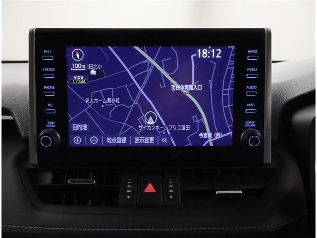 RAV4 ハイブリッドG 衝突被害軽減装置 バックモニター 整備記録簿 LEDヘッドライト スマキー 電動シ-ト AWD パワステ 横滑り防止装置 クルコン AAC ナビ カーテンエアバック エアバッグ AW パワーウィンドウ(8枚目)