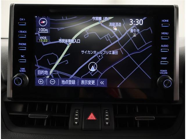 RAV4 PHV ブラックトーン LEDランプ サンルーフ 100V電源 4WD ETC パワーシート 盗難防止装置 ドラレコ ミュージックプレイヤー接続可 バックカメラ クルーズコントロール ABS キーレス メモリーナビ 記録簿(8枚目)