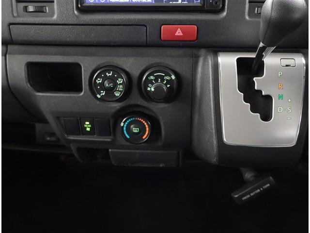 ハイエースバン ロングDX ダブルエアコン 助手席エアバッグ LEDライト PW 運転席エアバッグ ナビテレビ 横滑り防止 整備点検記録簿 イモビ付 パワーステアリング エアコン ミュージックプレイヤー接続可 ABS キーレス(9枚目)