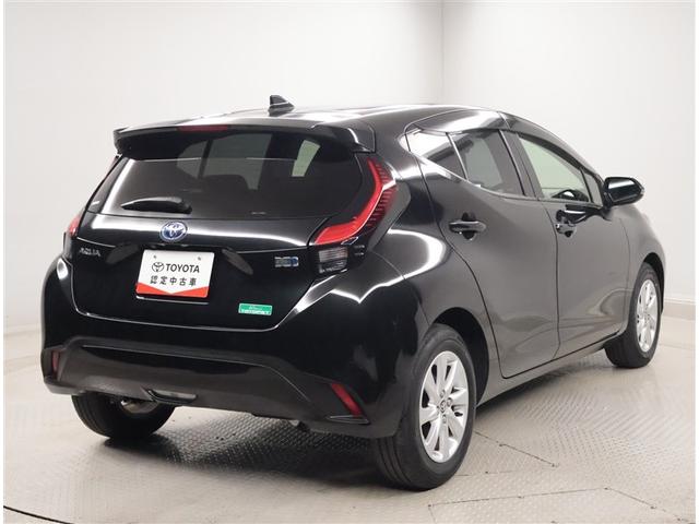 アクア Ｚ　ＬＥＤヘッドライト　スマートキー　１００Ｖ電源　イモビライザー　アルミホイール　オートクルーズコントロール　点検記録簿　エアコン　ＥＳＣ　ナビ　カーテンエアバッグ　ＥＴＣ　キーレス　パワーウインドウ（3枚目）