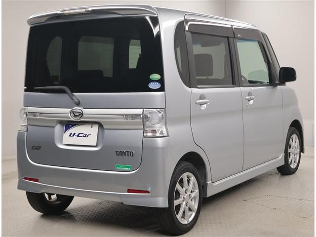 タント カスタムＸ　スマートキー付き　盗難防止付き　ＰＷ　Ｗエアバッグ　ベンチ　ＳＲＳ　キーフリーキー　ＥＴＣ車載器　フルオートエアコン　ＰＳ　フルフラットシート　ＤＶＤ再生可能　ＡＷ　ナビＴＶ　ワンセグ　ＡＢＳ（3枚目）