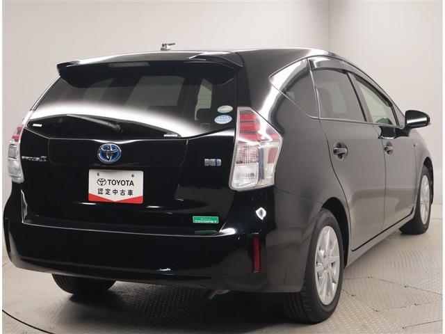 プリウスα Ｓ　スマキ－　整備点検記録簿　リモコンキー　横滑り防止装置付き　ＰＷ　Ｂカメラ　フルフラット　ナビ・ＴＶ　サイドエアＢ　ＡＵＸ　ＥＴＣ車載器　ＡＢＳ付き　アルミホイール　１セグＴＶ　メモリーナビゲーション（3枚目）