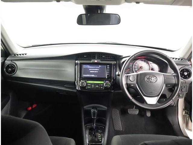 カローラアクシオ １．５Ｇ　横滑り防止装置　衝突軽減システム　ＥＴＣ付き　イモビ　スマートキー　ＡＵＸ　ワンセグテレビ　サイドエアバック　キーレスエントリー　点検記録簿　オートエアコン　ＡＢＳ　アイドリングストップ　メモリナビ（5枚目）