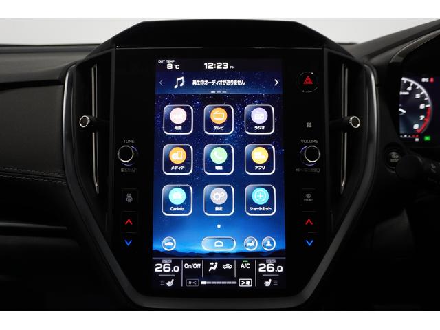 レヴォーグ ＧＴ　ＥＸ　新品タイヤ交換付　１１．６インチディスプレイナビ　フロント・サイド・リヤカメラ　ドラレコ　ＥＴＣ２．０　リヤビークルディテクション　リヤコーナーセンサー　ドライバーモニタリングシステム　シートヒーター　パワーシート　アダプティブドライビングビーム（9枚目）