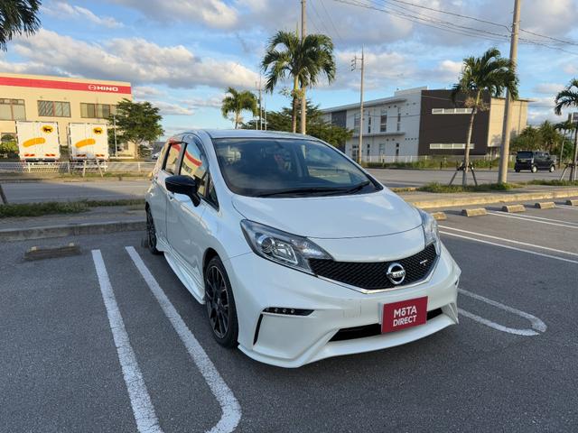 ノート ニスモ S Bluetooth/CD/ミュージックプレイヤー接続可 パワーステアリング ミュージックプレイヤー接続可 電動格納ドアミラー 助手席エアバック 運転席エアバック インテリジェントキー キーレス ABS(7枚目)