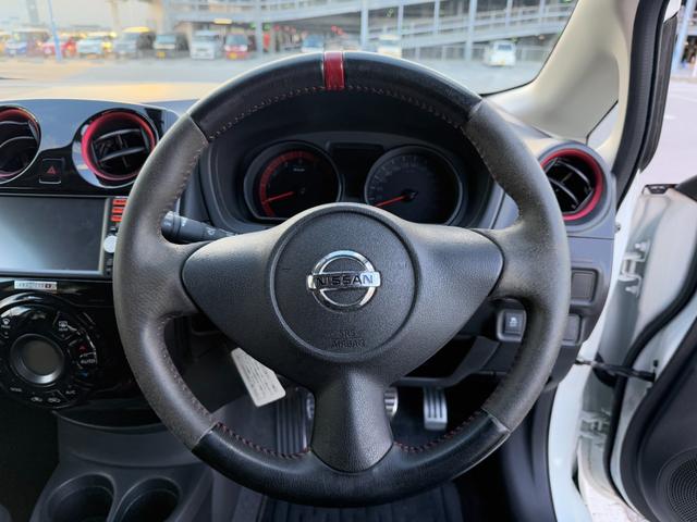 ノート ニスモ S Bluetooth/CD/ミュージックプレイヤー接続可 パワーステアリング ミュージックプレイヤー接続可 電動格納ドアミラー 助手席エアバック 運転席エアバック インテリジェントキー キーレス ABS(22枚目)