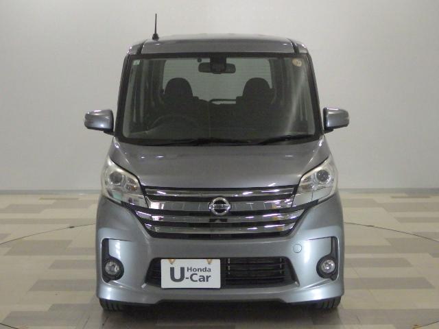 デイズルークス ハイウェイスターターボ 禁煙・純正ナビ・アラウンドビューモニター・ETC・インテリキー・両側電動スライドドア・リアシーリングファン・エマージェンシーブレーキ・踏み間違い防止アシスト・HID・アルミ・1オーナー ベンチシー(7枚目)