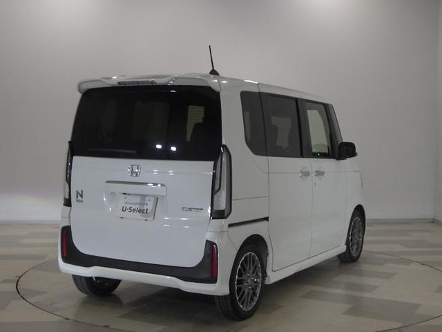 Ｎ－ＢＯＸカスタム ターボ　禁煙・デモＵＰ・９インチＣＯＮＮＥＣＴナビ・前後ドラレコ・ＥＴＣ・スマートキー・両側電動スライドドア・シートヒーター・パドルシフト・カーテンＳＲＳ・ホンダセンシング・パーキングセンサー・ＬＥＤ・アルミ（5枚目）