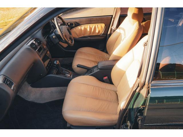 レガシィツーリングワゴン 250T 受注生産ベージュレザー クルーズコントロール デュアルSRS シートヒーター ビンテージグリーンマイカ(9枚目)