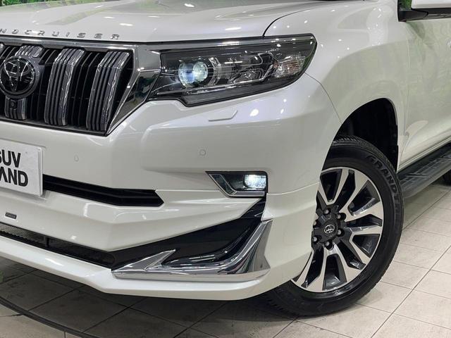 ランドクルーザープラド ＴＸ　Ｌパッケージ　禁煙車　サンルーフ　モデリスタエアロ　メーカー９型ナビ　全周囲カメラ　フルセグ　レーダークルーズ　ブラインドスポットモニター　７人乗　シートベンチレーション　ベージュ革　ルーフレール　ＬＥＤライト（13枚目）
