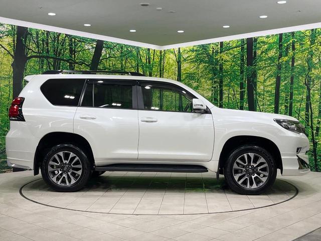 ランドクルーザープラド ＴＸ　Ｌパッケージ　禁煙車　サンルーフ　モデリスタエアロ　メーカー９型ナビ　全周囲カメラ　フルセグ　レーダークルーズ　ブラインドスポットモニター　７人乗　シートベンチレーション　ベージュ革　ルーフレール　ＬＥＤライト（22枚目）