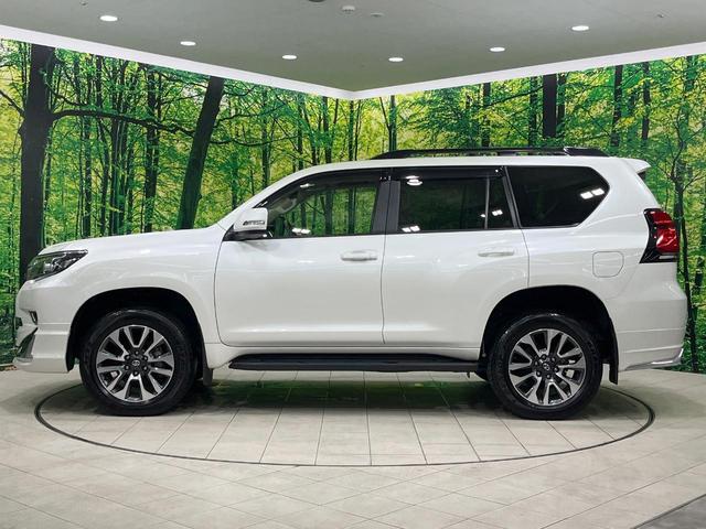 ランドクルーザープラド ＴＸ　Ｌパッケージ　禁煙車　サンルーフ　モデリスタエアロ　メーカー９型ナビ　全周囲カメラ　フルセグ　レーダークルーズ　ブラインドスポットモニター　７人乗　シートベンチレーション　ベージュ革　ルーフレール　ＬＥＤライト（24枚目）