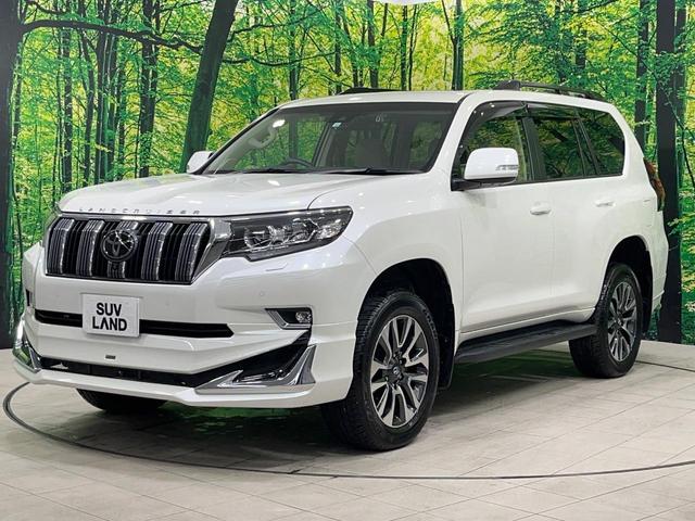 ランドクルーザープラド ＴＸ　Ｌパッケージ　禁煙車　サンルーフ　モデリスタエアロ　メーカー９型ナビ　全周囲カメラ　フルセグ　レーダークルーズ　ブラインドスポットモニター　７人乗　シートベンチレーション　ベージュ革　ルーフレール　ＬＥＤライト（25枚目）